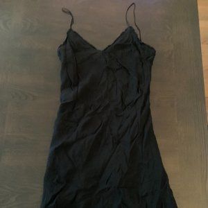 Ralph Lauren black slip dress